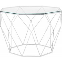 Click to view product details and reviews for Shalimar Glass Octagonal Coffee Table With Chrome Base. Click to view product details and reviews for Shalimar Glass Octagonal Coffee Table With Chrome Base.
