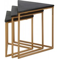 Click to view product details and reviews for Varana Black Marble With Gold Triangular Nest Of 3 Tables. Click to view product details and reviews for Varana Black Marble With Gold Triangular Nest Of 3 Tables.