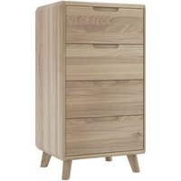 Click to view product details and reviews for Bergen Scandinavian Oak 4 Drawer Slim Chest. Click to view product details and reviews for Bergen Scandinavian Oak 4 Drawer Slim Chest.