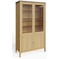 Click to view product details and reviews for Lathen Oak 4 Door Display Cabinet. Click to view product details and reviews for Lathen Oak 4 Door Display Cabinet.