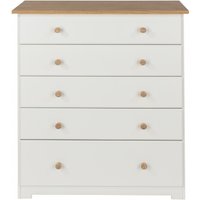 Click to view product details and reviews for Chase White 5 Drawer Chest.
