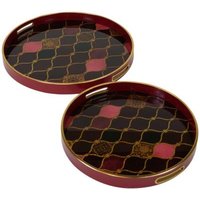 Click to view product details and reviews for Mindy Brownes Haralson Black Red And Gold Metal Trays Set Of 2. Click to view product details and reviews for Mindy Brownes Haralson Black Red And Gold Metal Trays Set Of 2.