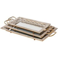 Click to view product details and reviews for Mindy Brownes Latifa Gold And Silver 3 Metal Tray Set Of 2. Click to view product details and reviews for Mindy Brownes Latifa Gold And Silver 3 Metal Tray Set Of 2.