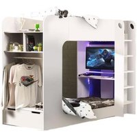 Click to view product details and reviews for Impact White Gaming Bunk Bed. Click to view product details and reviews for Impact White Gaming Bunk Bed.