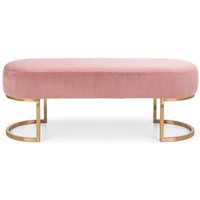 Click to view product details and reviews for Harrogate Curved Pink Fabric Upholstered Bench. Click to view product details and reviews for Harrogate Curved Pink Fabric Upholstered Bench.