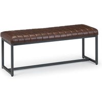 Click to view product details and reviews for Brooklyn Brown Faux Leather Dining Bench. Click to view product details and reviews for Brooklyn Brown Faux Leather Dining Bench.