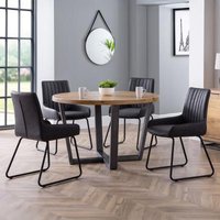 Click to view product details and reviews for Brooklyn Oak 4 Seater Round Dining Set With 4 Soho Chairs. Click to view product details and reviews for Brooklyn Oak 4 Seater Round Dining Set With 4 Soho Chairs.