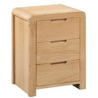 Click to view product details and reviews for Curve Oak 3 Drawer Small Bedside Cabinet. Click to view product details and reviews for Curve Oak 3 Drawer Small Bedside Cabinet.