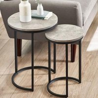 Click to view product details and reviews for Staten Concrete Effect Round Nest Of 2 Tables. Click to view product details and reviews for Staten Concrete Effect Round Nest Of 2 Tables.