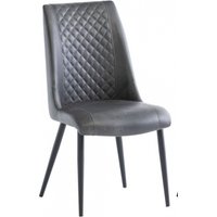 Click to view product details and reviews for 2 X Amber Grey Faux Leather Dining Chair With Black Powder Coated Legs. Click to view product details and reviews for 2 X Amber Grey Faux Leather Dining Chair With Black Powder Coated Legs.