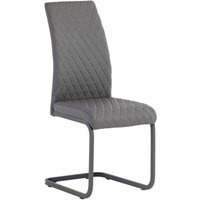 Click to view product details and reviews for 2 X Hudson Grey Faux Leather Cross Stitch Dining Chair With Grey Powder Coated Cantilever Base. Click to view product details and reviews for 2 X Hudson Grey Faux Leather Cross Stitch Dining Chair With Grey Powder Coated Cantilever Base.