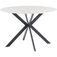 Click to view product details and reviews for Talia Italy White Sintered Stone Top Round 4 Seater Dining Table With Black Spider Legs. Click to view product details and reviews for Talia Italy White Sintered Stone Top Round 4 Seater Dining Table With Black Spider Legs.