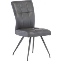Click to view product details and reviews for 2 X Kabana Grey Faux Leather Dining Chair With Grey Powder Coated Legs. Click to view product details and reviews for 2 X Kabana Grey Faux Leather Dining Chair With Grey Powder Coated Legs.