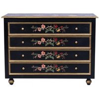 Click to view product details and reviews for Meerut Black Lyre Bird Design 4 Drawer Chest. Click to view product details and reviews for Meerut Black Lyre Bird Design 4 Drawer Chest.