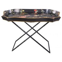 Click to view product details and reviews for Meerut Black Lyre Bird Design Tray Stand. Click to view product details and reviews for Meerut Black Lyre Bird Design Tray Stand.