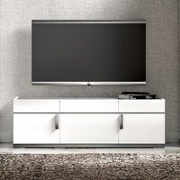 Click to view product details and reviews for Modern Mara White Italian 140cm Tv Unit With Metal Handle. Click to view product details and reviews for Modern Mara White Italian 140cm Tv Unit With Metal Handle.