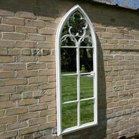 Click to view product details and reviews for Arch Distressed White Garden Mirror. Click to view product details and reviews for Arch Distressed White Garden Mirror.