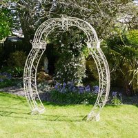 Click to view product details and reviews for Cream Metal Garden Arch. Click to view product details and reviews for Cream Metal Garden Arch.