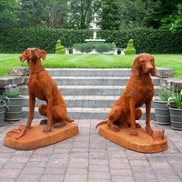 Click to view product details and reviews for Rusty Pair Of Gun Dogs Statue. Click to view product details and reviews for Rusty Pair Of Gun Dogs Statue.