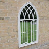 Click to view product details and reviews for Arch White Metal Garden Window Mirror. Click to view product details and reviews for Arch White Metal Garden Window Mirror.