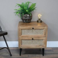 Click to view product details and reviews for Dutch Acacia Wood And Rattan 2 Drawer Bedside Cabinet. Click to view product details and reviews for Dutch Acacia Wood And Rattan 2 Drawer Bedside Cabinet.