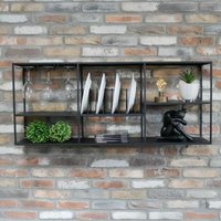 Click to view product details and reviews for Dutch Black Metal Kitchen Wide Wall Unit. Click to view product details and reviews for Dutch Black Metal Kitchen Wide Wall Unit.
