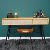 Click to view product details and reviews for Dutch Rubber Wood And Rattan 3 Drawer Desk. Click to view product details and reviews for Dutch Rubber Wood And Rattan 3 Drawer Desk.