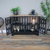 Click to view product details and reviews for Dutch Industrial Black Metal Cage 2 Door Wine Cabinet. Click to view product details and reviews for Dutch Industrial Black Metal Cage 2 Door Wine Cabinet.