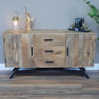 Click to view product details and reviews for Dutch Industrial Mango Wood 2 Door Medium Sideboard. Click to view product details and reviews for Dutch Industrial Mango Wood 2 Door Medium Sideboard.