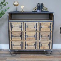 Click to view product details and reviews for Dutch Industrial Mango Wood Multi Drawer Cabinet. Click to view product details and reviews for Dutch Industrial Mango Wood Multi Drawer Cabinet.