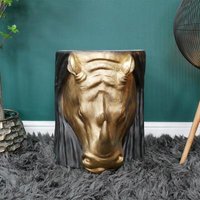 Click to view product details and reviews for Black And Gold Rhino Side Table. Click to view product details and reviews for Black And Gold Rhino Side Table.