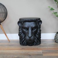 Click to view product details and reviews for Black Resin Lion Side Table. Click to view product details and reviews for Black Resin Lion Side Table.