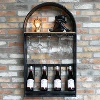 Click to view product details and reviews for Dutch Black Metal 7 Bottle Wine Wall Unit. Click to view product details and reviews for Dutch Black Metal 7 Bottle Wine Wall Unit.