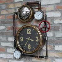 Click to view product details and reviews for Industrial Decoration Round Clock. Click to view product details and reviews for Industrial Decoration Round Clock.