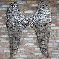 Click to view product details and reviews for Silver Metal Giant Angel Wings. Click to view product details and reviews for Silver Metal Giant Angel Wings.