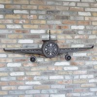 Click to view product details and reviews for Grey Aeroplane Metal Clock. Click to view product details and reviews for Grey Aeroplane Metal Clock.