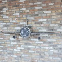 Click to view product details and reviews for Silver Aeroplane Metal Clock. Click to view product details and reviews for Silver Aeroplane Metal Clock.