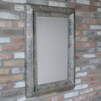 Click to view product details and reviews for Silver Metal Rectangular Wall Mirror. Click to view product details and reviews for Silver Metal Rectangular Wall Mirror.