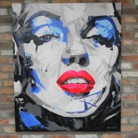 Click to view product details and reviews for Grey And Blue Women Face Canvas Wall Art. Click to view product details and reviews for Grey And Blue Women Face Canvas Wall Art.
