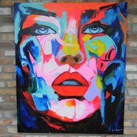 Click to view product details and reviews for Women Face Hand Painting Canvas Wall Art 7461. Click to view product details and reviews for Women Face Hand Painting Canvas Wall Art 7461.