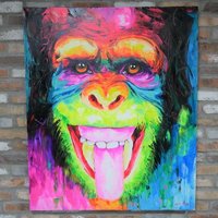 Click to view product details and reviews for Monkey Hand Painting Canvas Wall Art. Click to view product details and reviews for Monkey Hand Painting Canvas Wall Art.