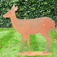 Click to view product details and reviews for Rusty Metal Deer Garden Statue Set Of 2. Click to view product details and reviews for Rusty Metal Deer Garden Statue Set Of 2.
