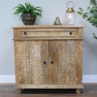 Click to view product details and reviews for Dutch Carved Mango Wood 2 Door 1 Drawer Hall Cabinet. Click to view product details and reviews for Dutch Carved Mango Wood 2 Door 1 Drawer Hall Cabinet.
