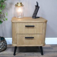 Click to view product details and reviews for Dutch Ribbed Wooden 2 Drawer Bedside Cabinet. Click to view product details and reviews for Dutch Ribbed Wooden 2 Drawer Bedside Cabinet.
