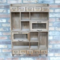 Click to view product details and reviews for Dutch Wooden Multi Drawer Wall Unit. Click to view product details and reviews for Dutch Wooden Multi Drawer Wall Unit.