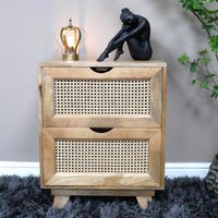 Click to view product details and reviews for Dutch Mango Wood And Rattan 2 Drawer Bedside Cabinet. Click to view product details and reviews for Dutch Mango Wood And Rattan 2 Drawer Bedside Cabinet.