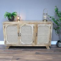 Click to view product details and reviews for Dutch Mango Wood And Rattan 3 Door Medium Sideboard 150cm. Click to view product details and reviews for Dutch Mango Wood And Rattan 3 Door Medium Sideboard 150cm.