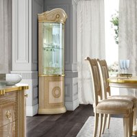 Click to view product details and reviews for Camel Aida Ivory Italian Corner Display Cabinet. Click to view product details and reviews for Camel Aida Ivory Italian Corner Display Cabinet.