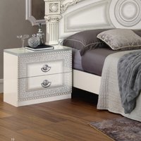 Click to view product details and reviews for Camel Aida White Italian 2 Drawer Bedside Cabinet. Click to view product details and reviews for Camel Aida White Italian 2 Drawer Bedside Cabinet.