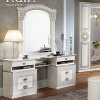 Click to view product details and reviews for Camel Aida White Italian Double Pedestal Dressing Table. Click to view product details and reviews for Camel Aida White Italian Double Pedestal Dressing Table.